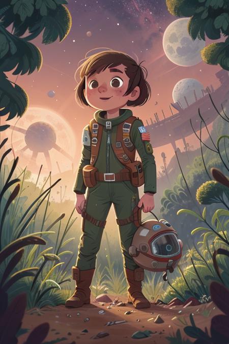 03786-264670910-a British girl in a wasteland, explorer suit, alien planet, space, starfield, kid, Scrubland.png